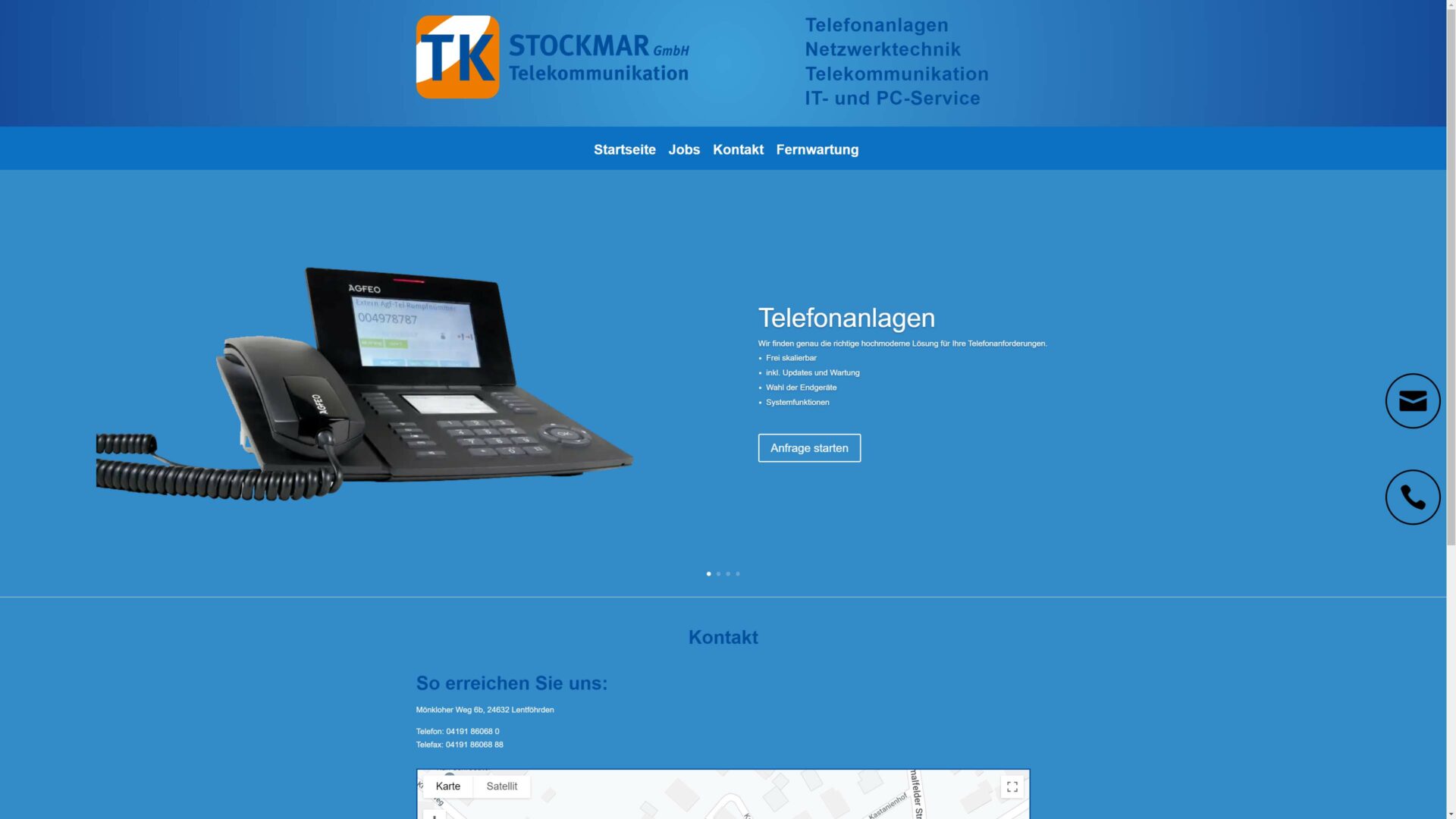 Website TK-Stockmar GmbH